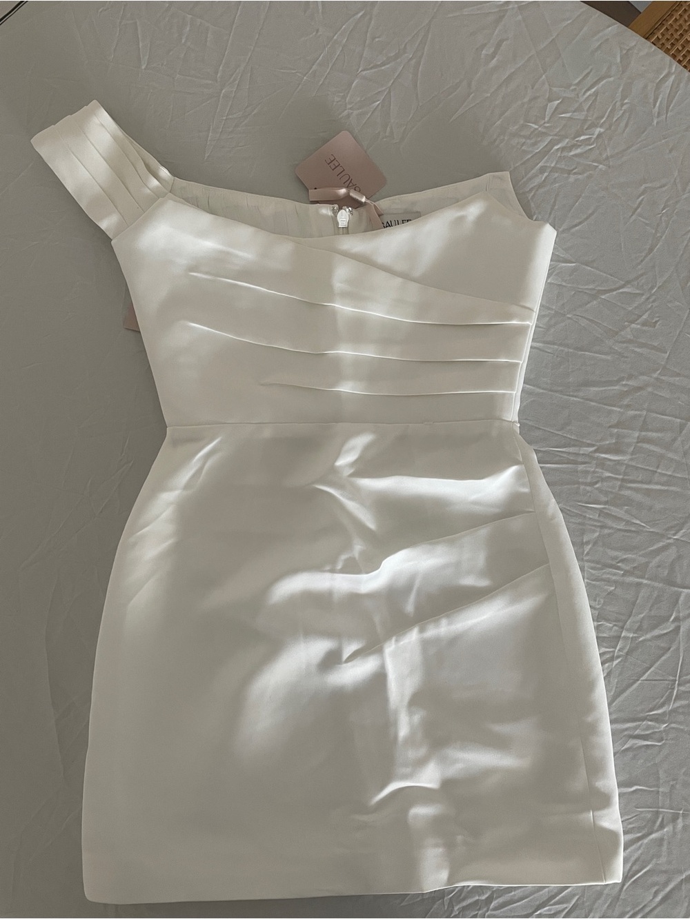 Sau Lee One Shoulder Mini Dress - Size 2